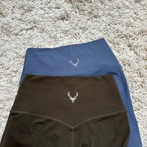 Two pairs of Bucked Up Crossover Shorts